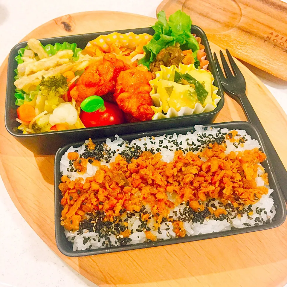 Snapdishの料理写真:今日の息子のお弁当|りんりんさん