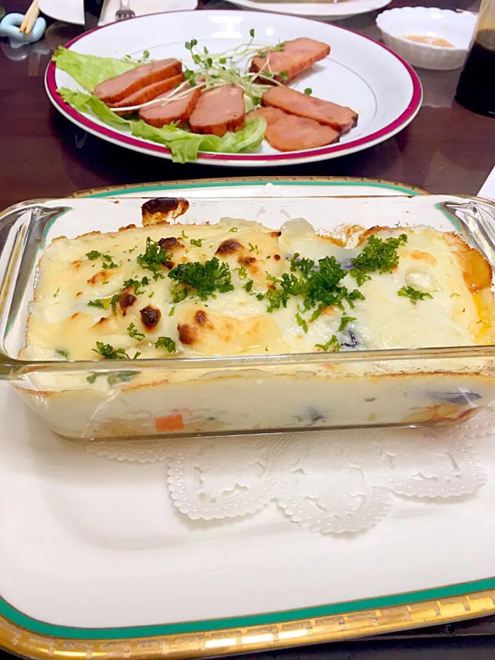 Snapdishの料理写真:昼食③  ムサカ|takamuraさん