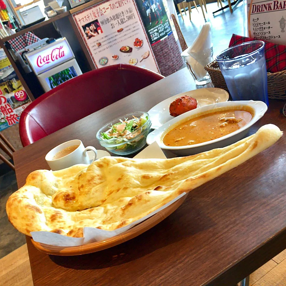 Snapdishの料理写真:チキンカレー🐔🍛@センター南 マヤレストラン|いしくん。（たまご王子🥚🐣🐥🐔）さん