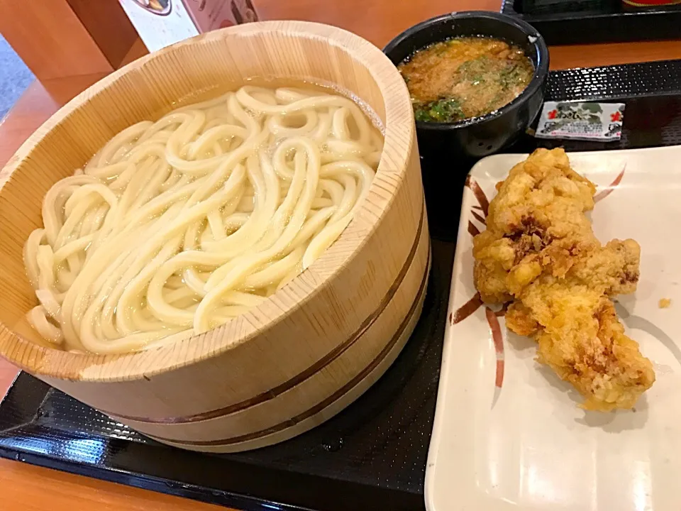 釜揚げうどん&かしわ天|ツッキーさん