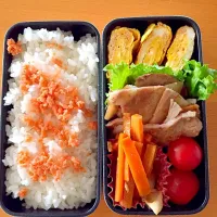 #今日のお弁当#生姜焼き|もっちさん