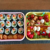 Snapdishの料理写真:お花見🌸お弁当🍱|Sophia Leeさん