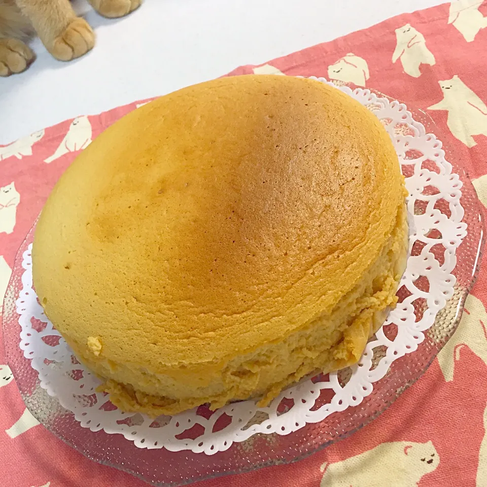 ふわっふわスフレチーズケーキ♡|M子⁽⁽ ◟(∗ ˊωˋ ∗)◞ ⁾⁾さん