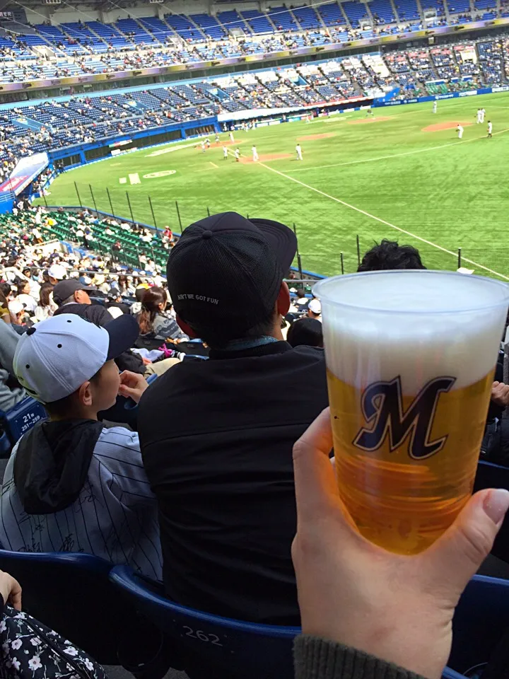 今年初観戦⚾️2017/04/06|ちび太さん