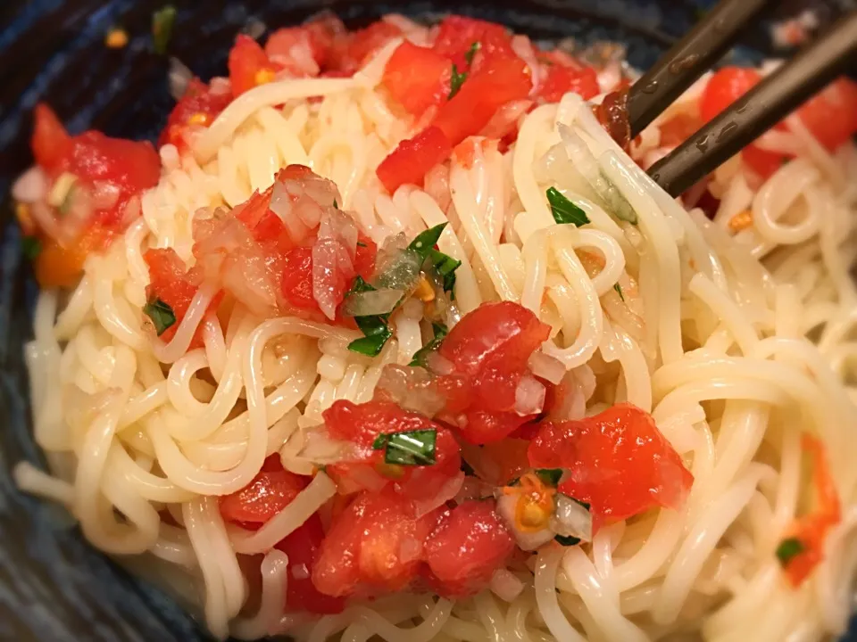 トマトぶっかけまぜめん7|半田手延べそうめんの店 阿波や壱兆さん