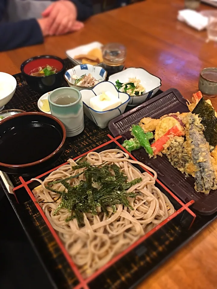 天ぷらそば定食|アリエッティさん