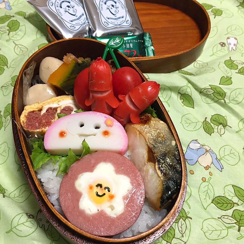 Snapdishの料理写真:2017年4月7日 オレ弁当♪|クッキングおやぢさん