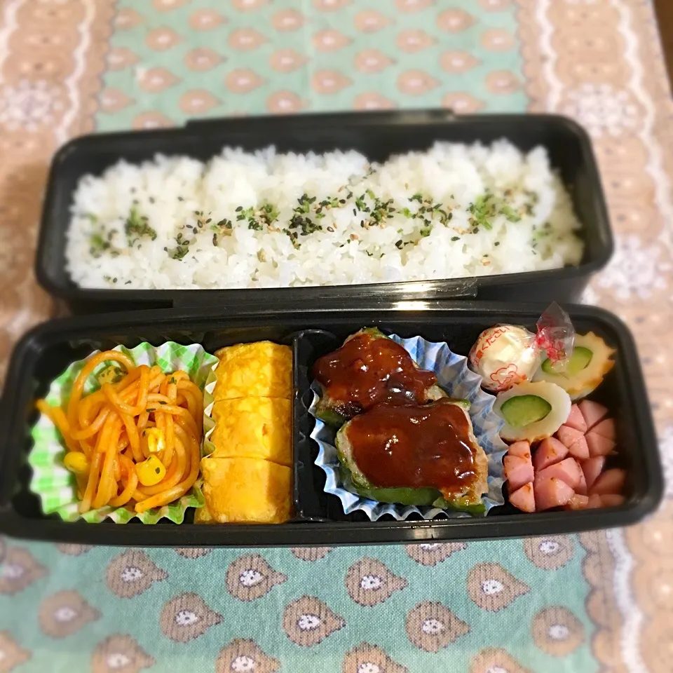 中1 男子 弁当🍱|チビミミさん