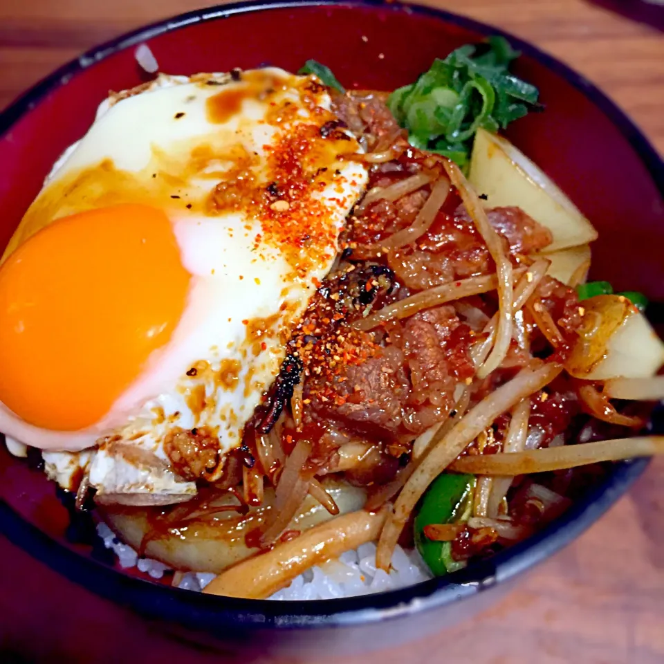 焼肉丼〜昨日の残り|Kunisanoさん