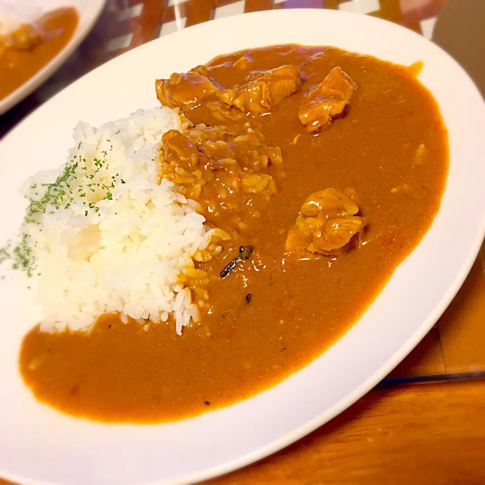 いつものチキンカレー #チキンカレー #ヨーグルト|たつやん。さん