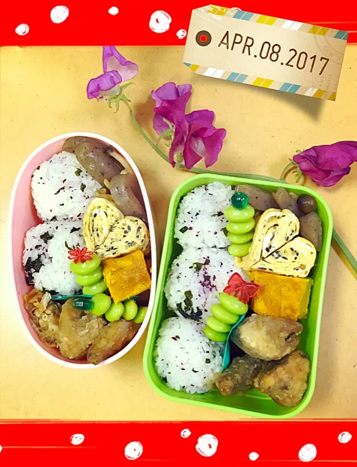 Snapdishの料理写真:2017/4/8  #土曜日お弁当|もっさんさん