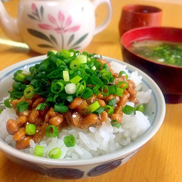 納豆ごはん 米：つや姫 山形県使用🍚|ガク魁‼︎男飯さん