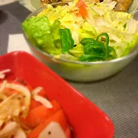 Snapdishの料理写真:今日は旦那さんが巻いた春巻き！美味しかったよ|ケロケロみんさん