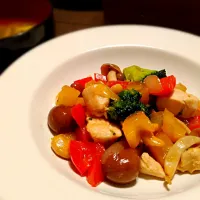 lots of vegee my kung pao chicken/野菜多めなカシューナッツ炒め|Rasayi723さん