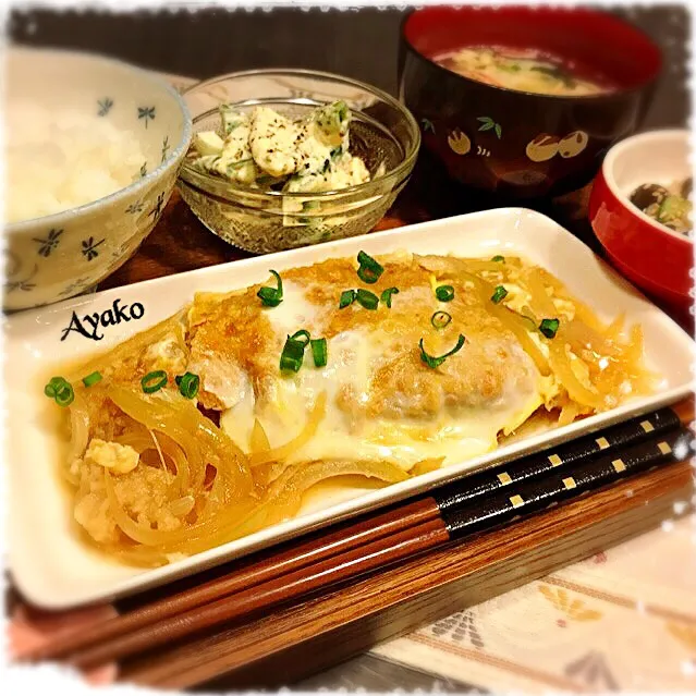 かつ煮定食|亜矢子さん