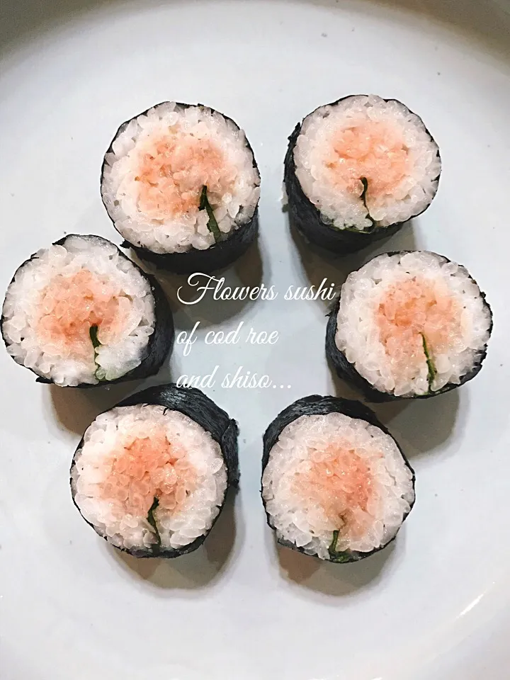 Snapdishの料理写真:Miffy San's flower sushi|rick chanさん