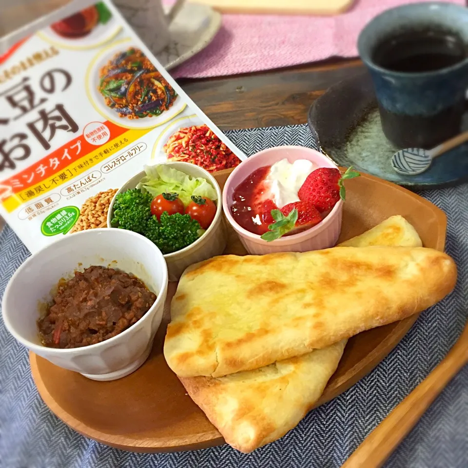 意外に簡単⁇ 手のばしナン&キーマカレー🍛🍛🍛|いしくん。（たまご王子🥚🐣🐥🐔）さん