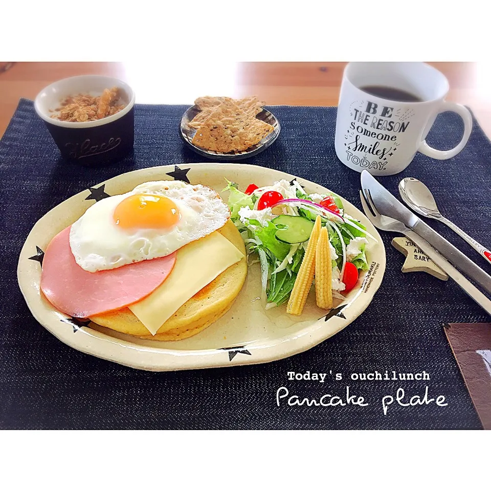 低GI値パンケーキ🥞でランチ🍴|ÿϋkⅱiさん