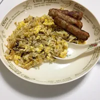 Snapdishの料理写真:お茶わん1杯で作ったエノキチャーハン|なみさん