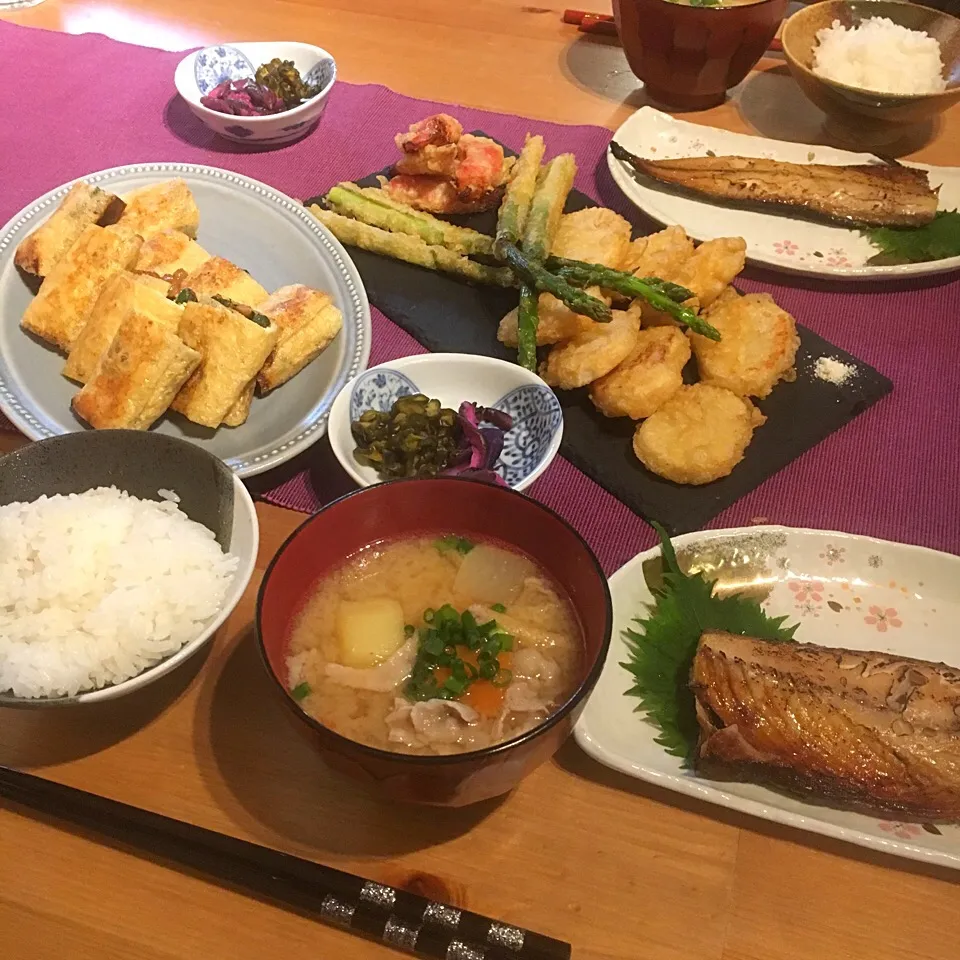 Snapdishの料理写真:晩ごはん🍚|ba.a.ba_キッチンさん