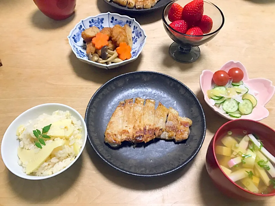 筍ご飯でお夕飯🌸|シホさん