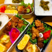 Snapdishの料理写真:今日のお弁当🍱2017.4.10
パパ弁💕娘弁💕my弁
#お弁当|mayuさん