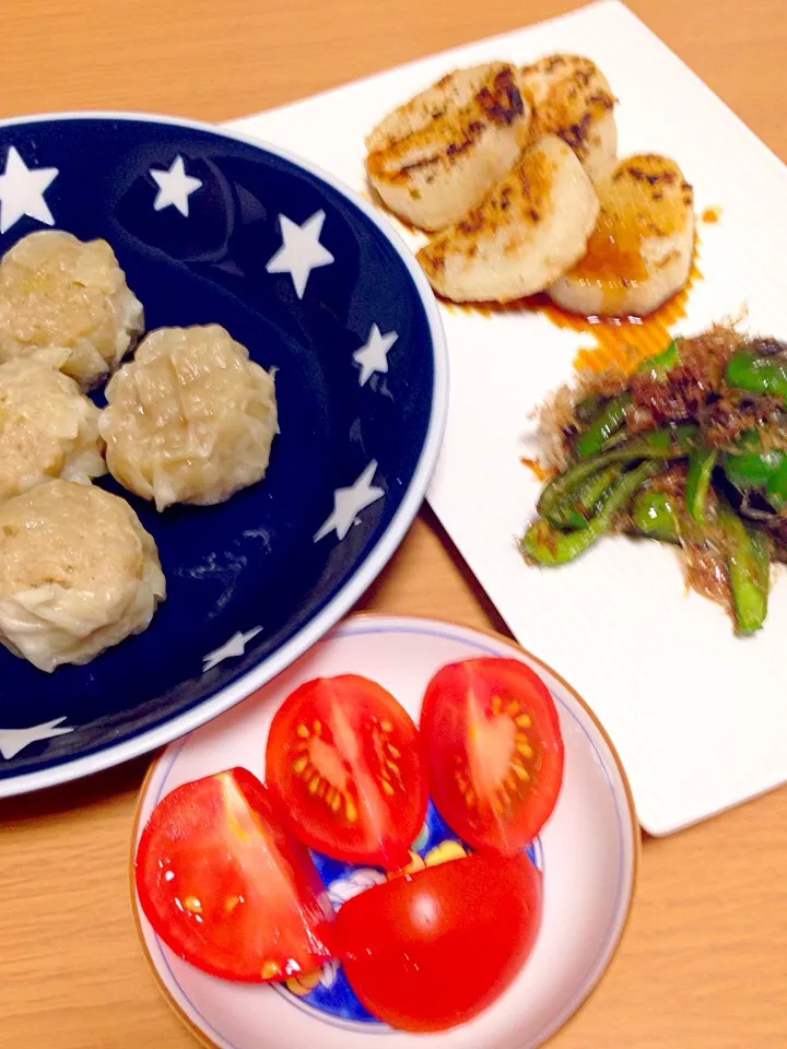 Snapdishの料理写真:Dinner #手抜きご飯|tamakiさん