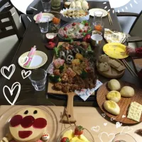 Snapdishの料理写真:3歳おめでとう💖|よっちゃんさん