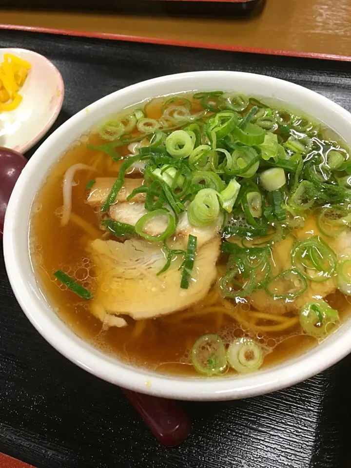 ハーフの生醤油ラーメン🍜|🐶たぬとんキッチンさん