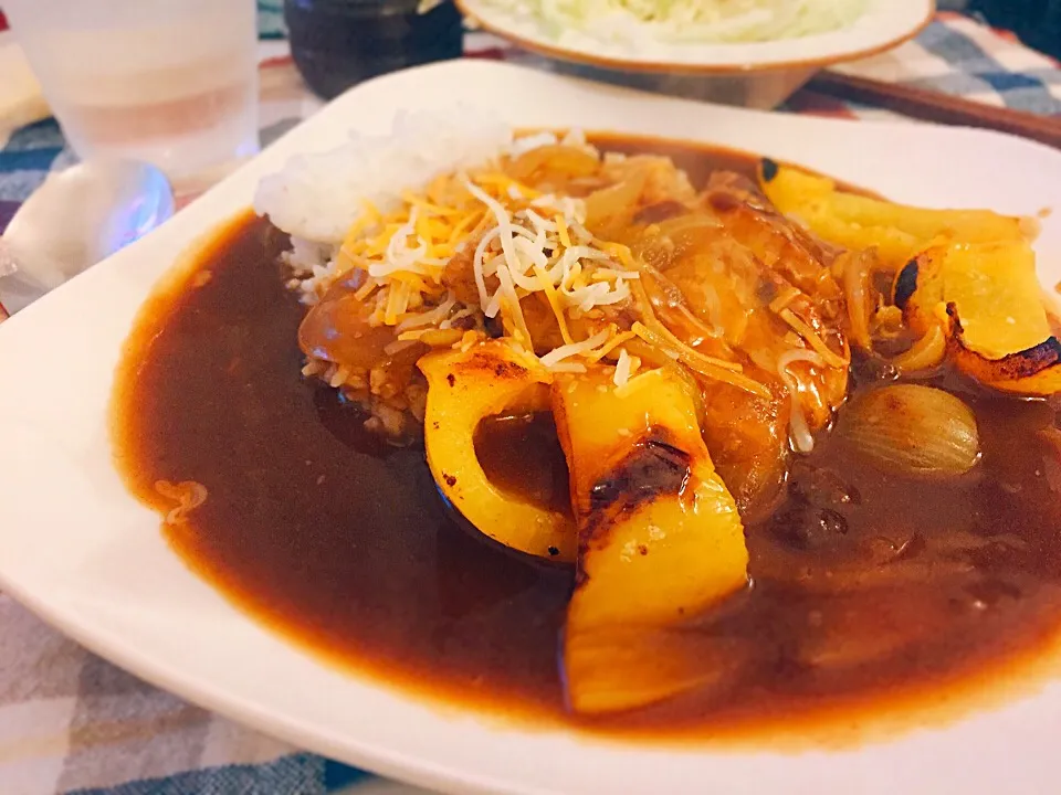 ポークソテー🐷カレー🍛✨✨|まこ飯😊さん