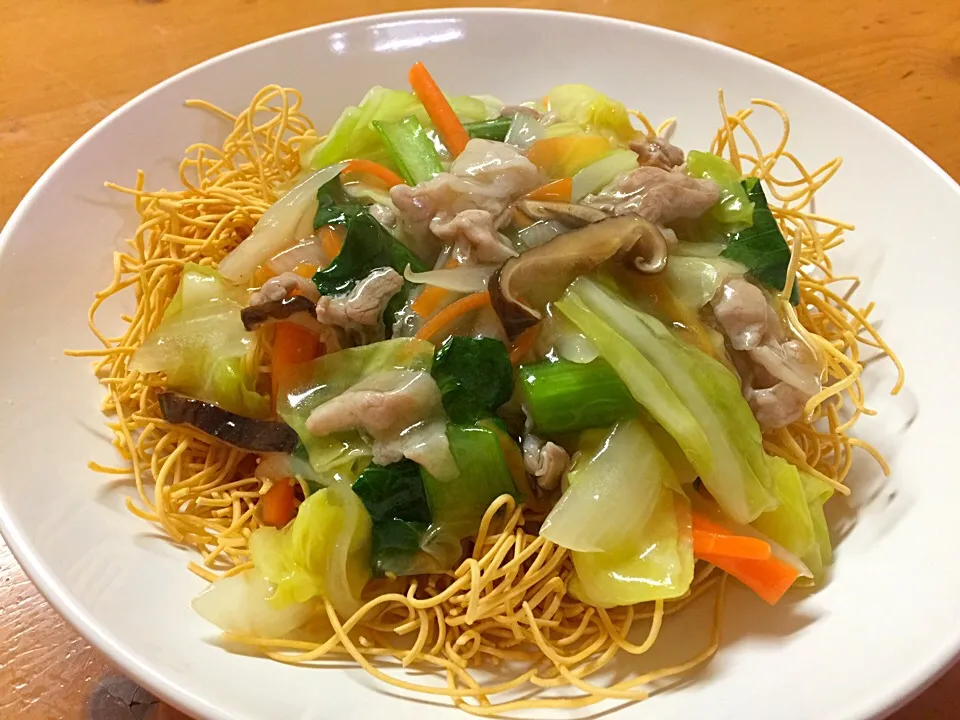 野菜たっぷり皿うどん (*^^*)|ルドルフさん