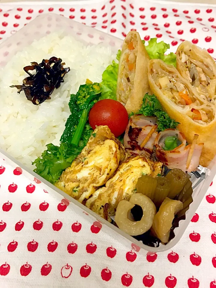 Snapdishの料理写真:4月11日お弁当。|Kumi Satouさん