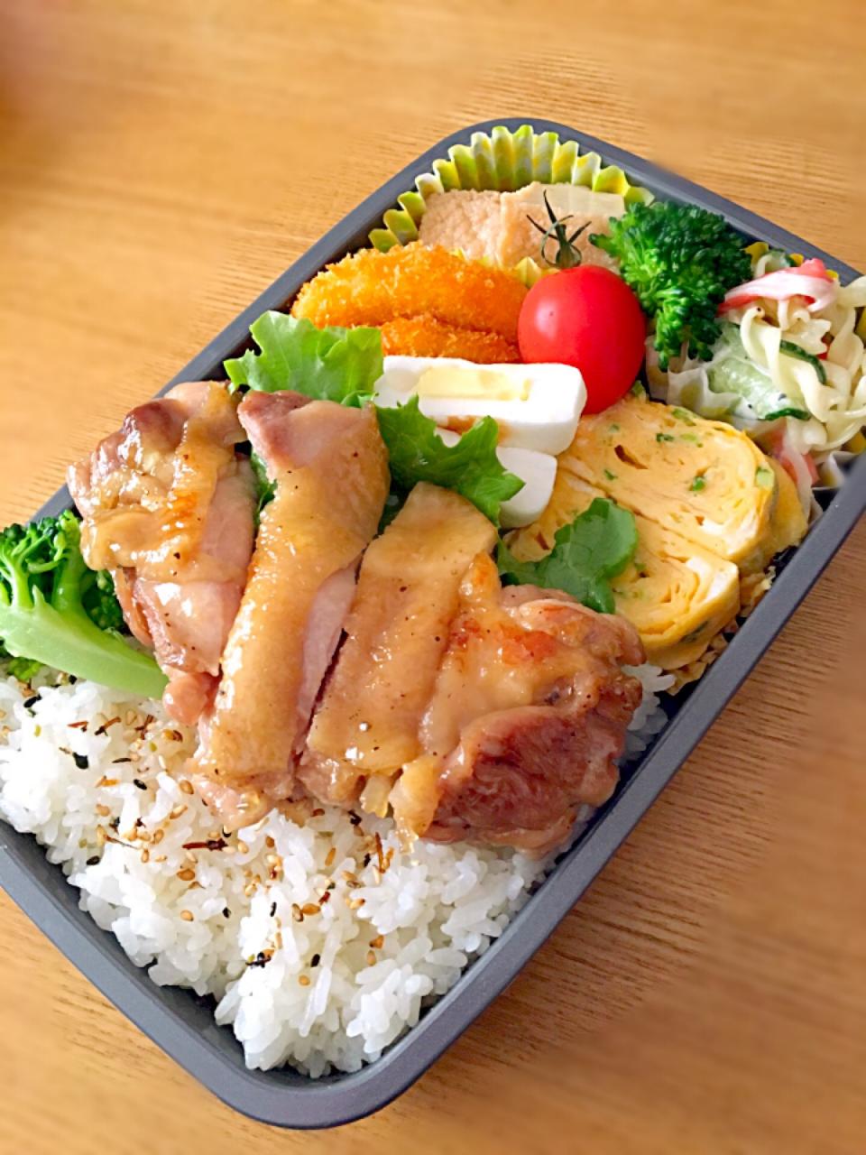 息子弁当☆鶏の照り焼き