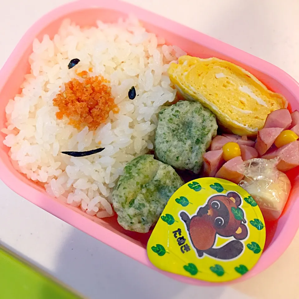 Snapdishの料理写真:4/11 ユルキャラ？お弁当🍱|harucaさん