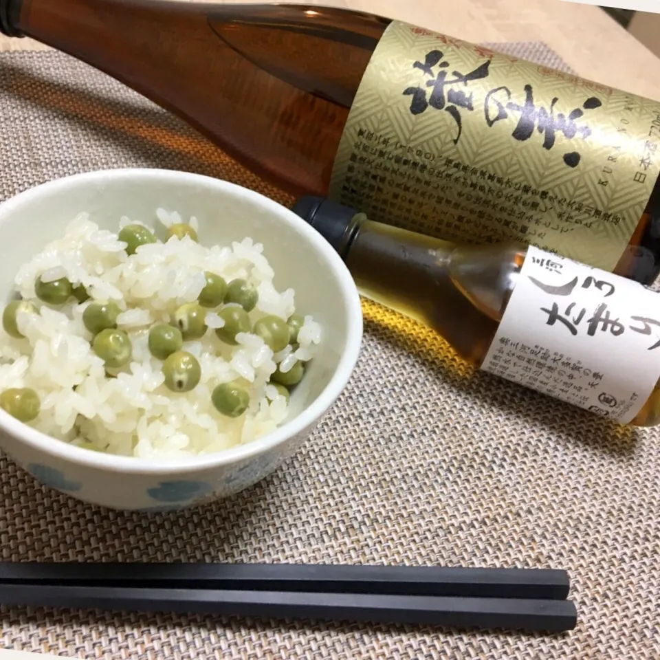 しろ醤油で、豆ご飯|まっちGさん