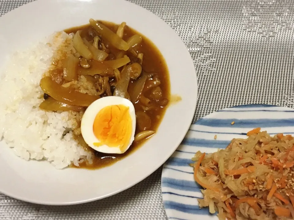 牛すじカレー・ツナと大根と人参のごま油炒め|美也子さん