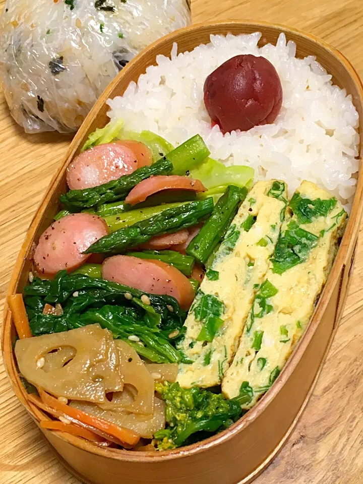 Snapdishの料理写真:2017.4.12(水)のお弁当|Kouji  Kobayashiさん