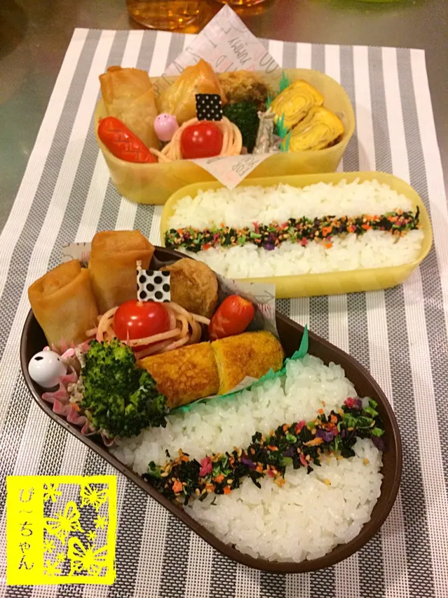 姉妹☆高校生弁当😊321日目と3日目|☆ぴ〜ちゃん☆さん