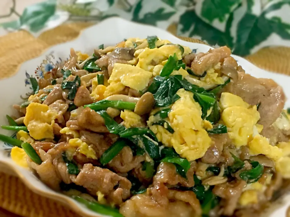 激リピ😆あゆ♡の料理 ご飯が進む～豚ニラ玉♪|あゆさん