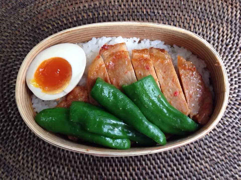 豚肉のピリ辛味噌漬け弁当|*なおみん*さん