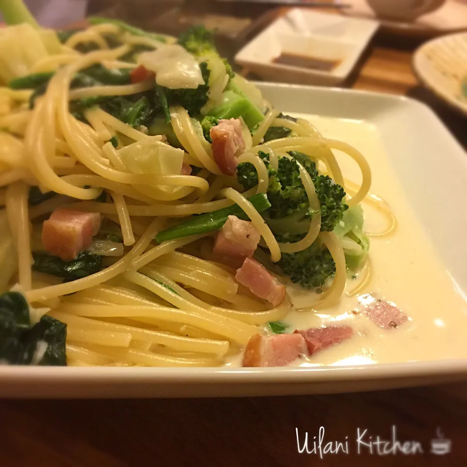 ホワイトソースパスタ|yukie@uilanikitchenさん