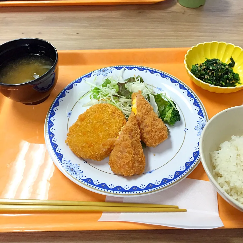 ハムたまごカツとコンコロッケ*\(^o^)/*|すかラインさん