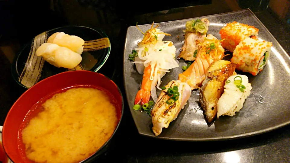 Snapdishの料理写真:炙り寿司ランチ|Emiko Kikuchiさん