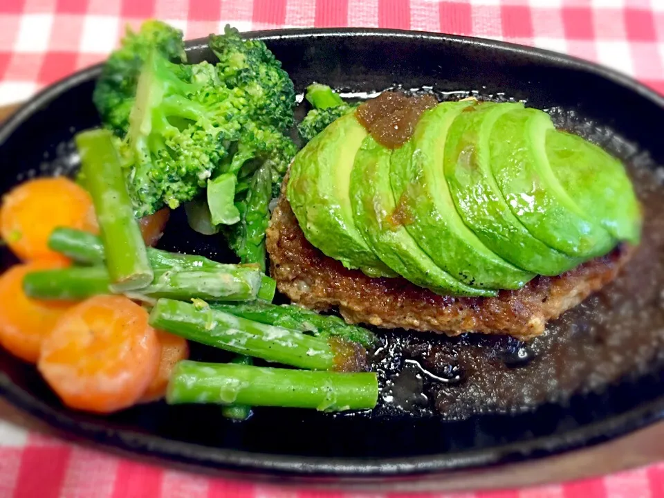 アボカド豆腐ハンバーグ ジャポネーゼソース|よっしーさん