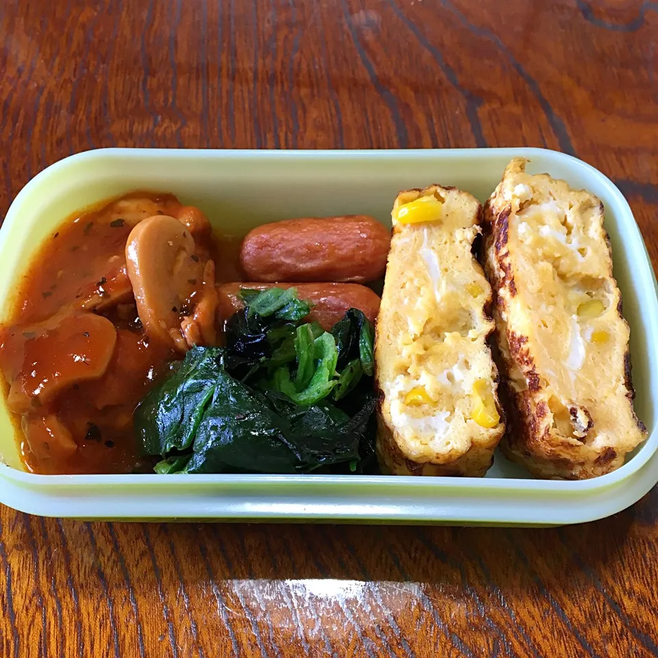 Snapdishの料理写真:4/13のお弁当|どくきのこさん