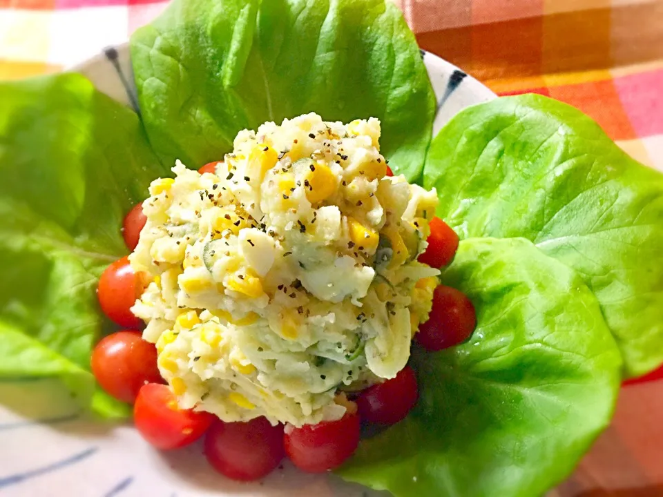 ポテトサラダ🥗|ぷっくりんこ💙さん