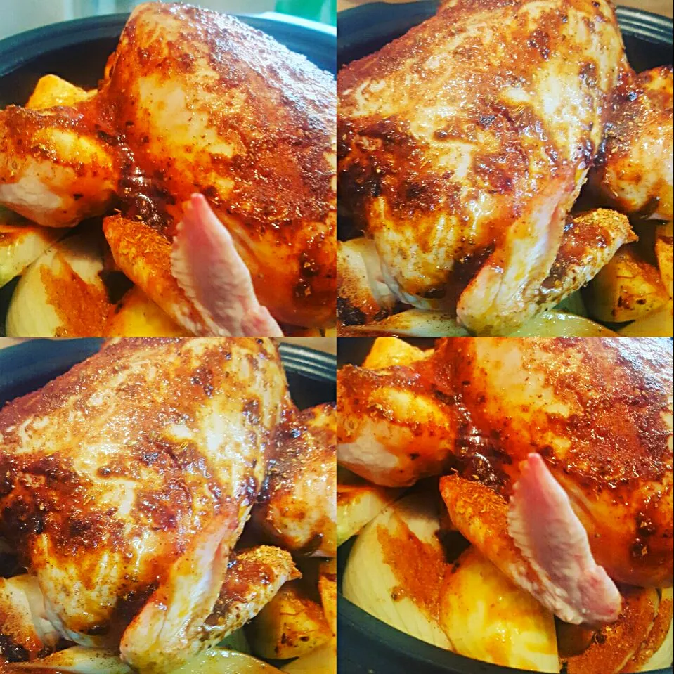 #periperichicken #Aficanfusion #homecooked Prepared ready for the Oven on top of Onions gonna be cooked Slowly  Tasty #chefemanuel|Emanuel Hayashiさん