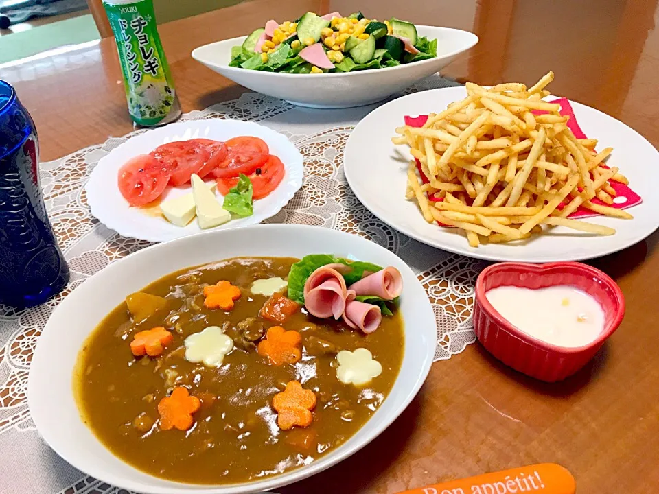 お花畑カレー🍛#デコカレー|makoさん