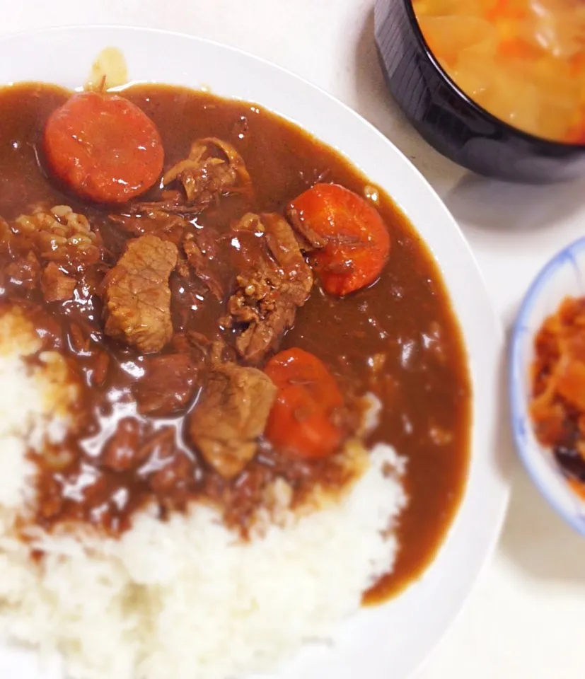 圧力鍋で煮込んだビーフカレー|みちっちさん