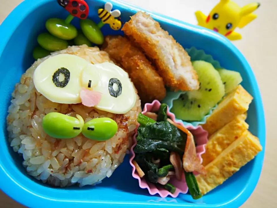 Snapdishの料理写真:ポケモン　モクロー弁！|naoさん